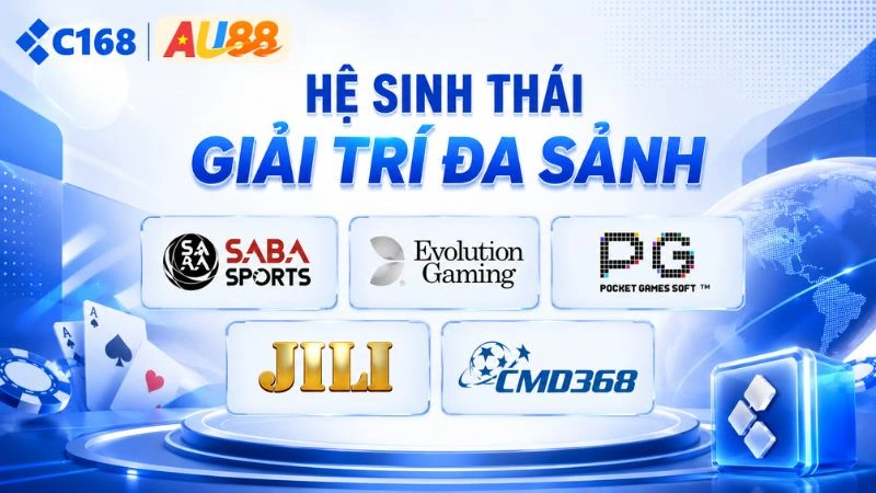 Hệ sinh thái giải trí tại C168 Hệ sinh thái giải trí tại C168 gồm thể thao, casino, nổ hũ, bắn cá, xổ số và game bài